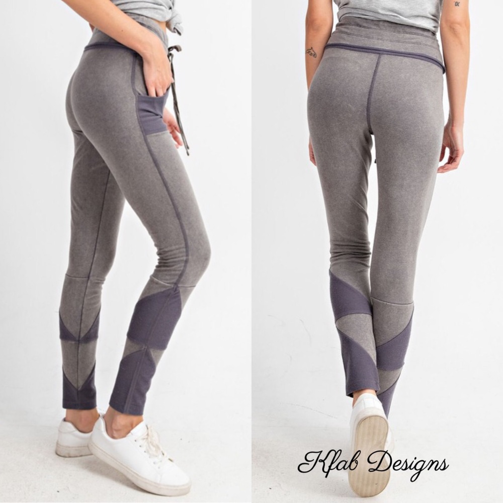❤️LAST 1! French Terry Washed Jogger Leggings! - Picture 3 of 5